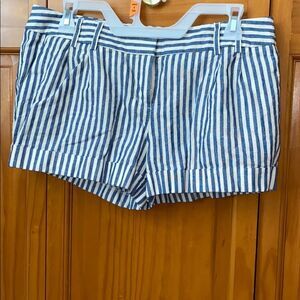 Express Striped Linen Shorts